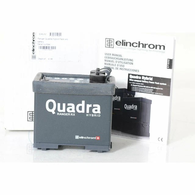 Elinchrom Ranger Quadra Hybrid Paquete Studio Blitzsystem & On-Location Sin Pila