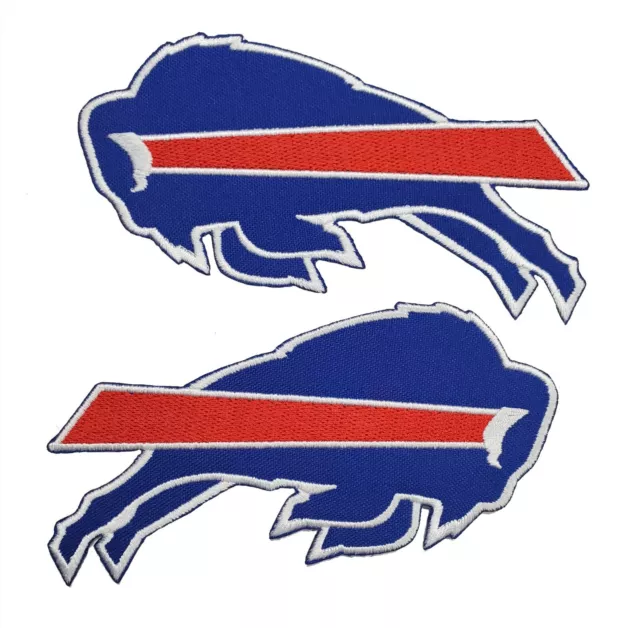 Buffalo Bills Iron On Embroidered Patch - free shipping!