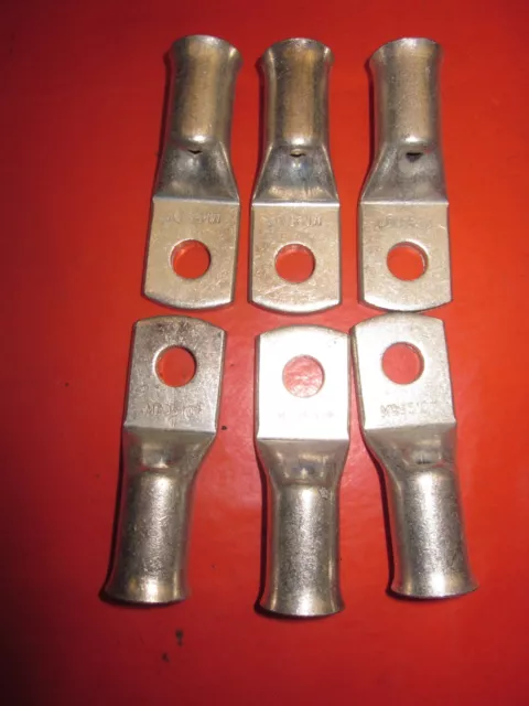 Lot de 6 cosses de câble à sertir ou a étamer 50-12