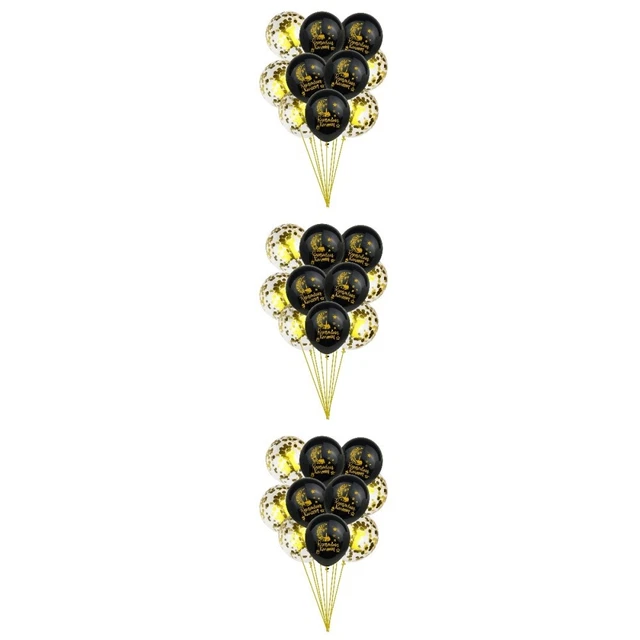 Eid al- 60 PCS Moon Star Balloon Mubarak Hanging Decorations