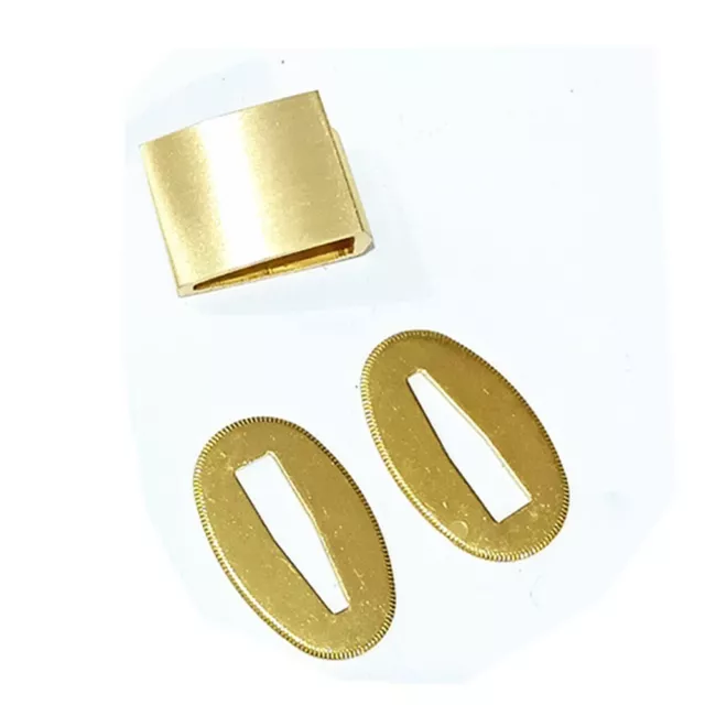 Nice Fittings Brass Habaki And Seppa For Japanese Samurai Katana Sword Tanto
