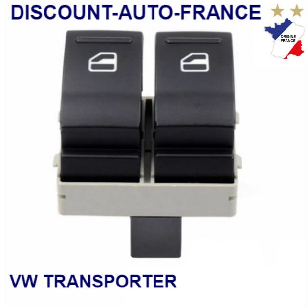 Interrupteur Lève-vitre Avant Droit Pour VW Transporter T5/Multivan - Réf. 7E0959855, Neuf