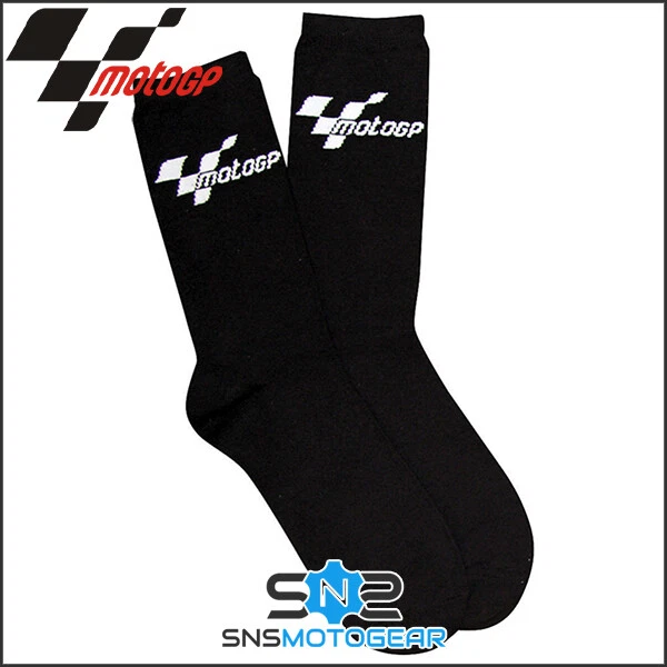 Calze ufficiali MotoGP per adulti misto cotone misto cotone misto cotone - nero