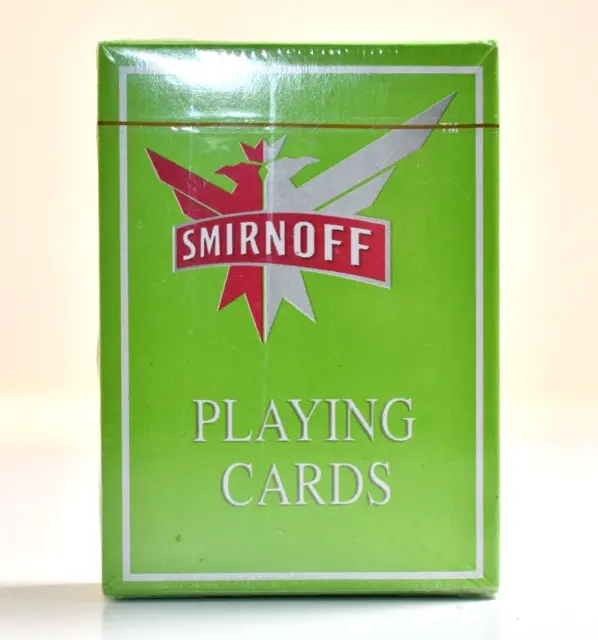 Lime Green Liquor Alcohol Theme Smirnoff Playing Cards Factory Sealed Deck
