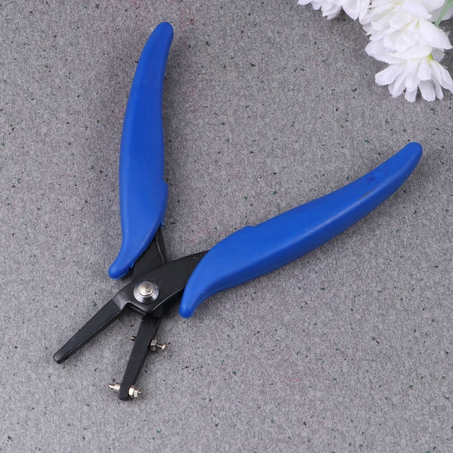 Ropa Boleto Agujero Taladro Forceps Punzón Cuero Kit Reloj Banda Herramienta Metal