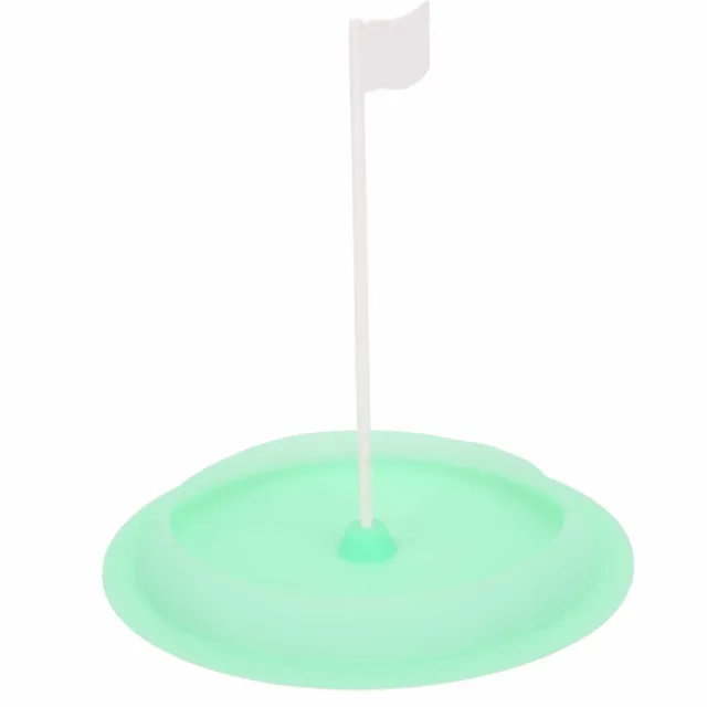 Putter Practice Silicone Disc Hole Putting Cup Indoor With Plastic Target F