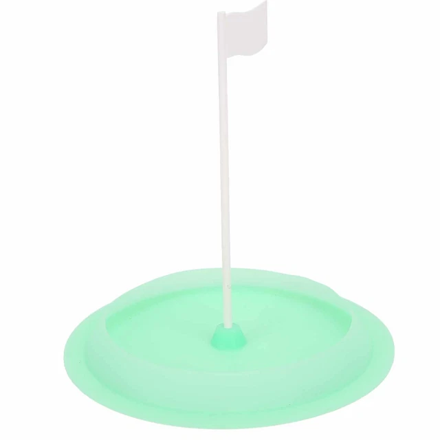Putter Practice Silicone Disc Hole Putting Cup Indoor With Plastic Target F