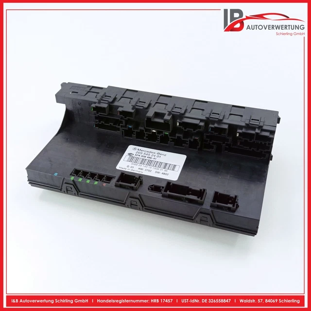 MERCEDES BENZ W203 C200 Combo Compressor Fuse Box SAM Module 2035452401