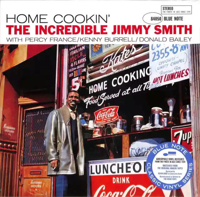 Jimmy Smith/Percy France,/Kenny Burrell,/D. Bailey / HOME COOKIN (LP) / Blue No