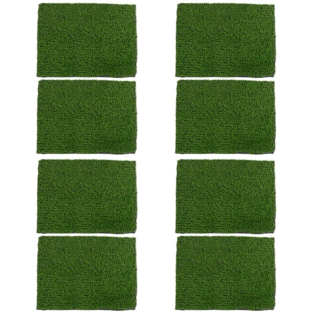 8 Pcs Coussins De Gazon Artificiel Tapis Ponte Poulet Provisions