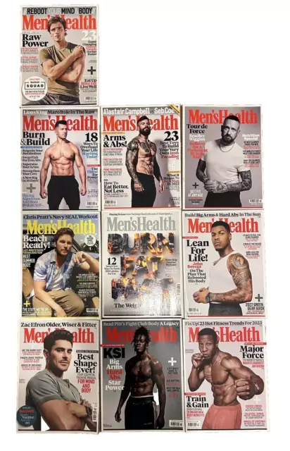 Mens Health Magazine 2022 Full Edition January - December (12 Issues)