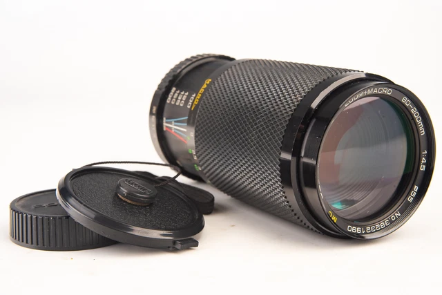 M42 Mount Soligor 80-200mm f/4.5 C/D MC Manual Focus Telephoto Lens w Caps V22