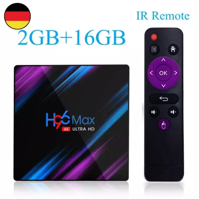 Woopker H96 Max Rk3318 Smart Tv Box Android 11 4G 32G 64Gb 4K Wifi Bt Media Play