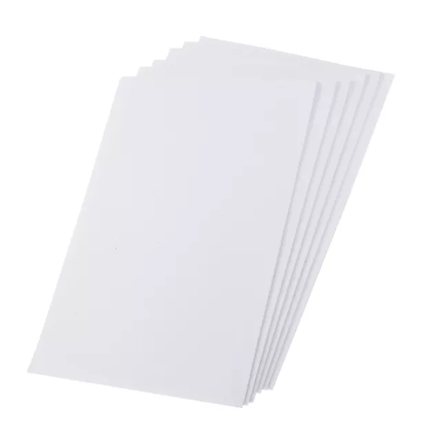 Paillettes EVA Mousse Feuilles Autoadhésif 11.8 x 7.8 Pouce Blanc Paquet de 6