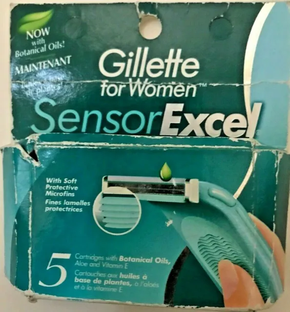 (1)Gillette Sensor Excel for Women Razor Blades Cartridges  Aloe & Vitamin E