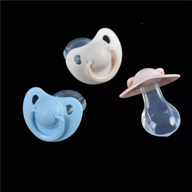 Big Adult Nibbler Pacifier Feeding Nipples Adult Sized Design with Back Cover Sg