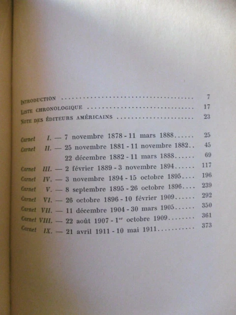 HENRY JAMES CARNETS Denoël 54 Louise Servicen littérature 8