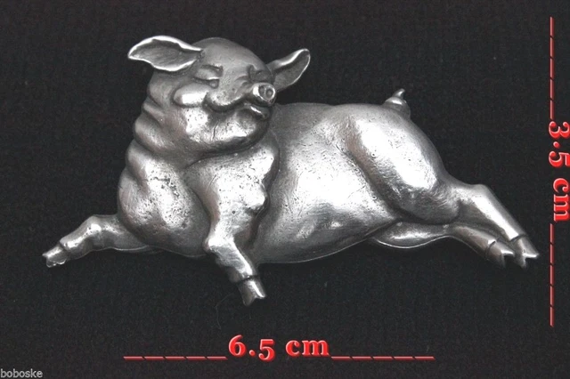 Insigne Pin's Moteur Moto En V - Argenté - Occasion Proche Du Neuf