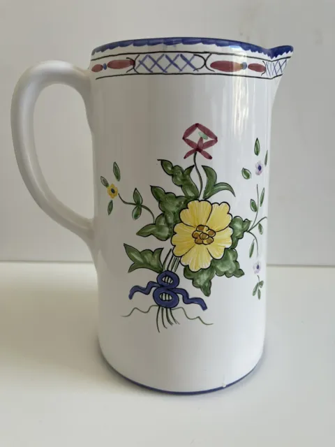 Beautiful Hand Painted Jug made in Portugal for Tiffany & Co