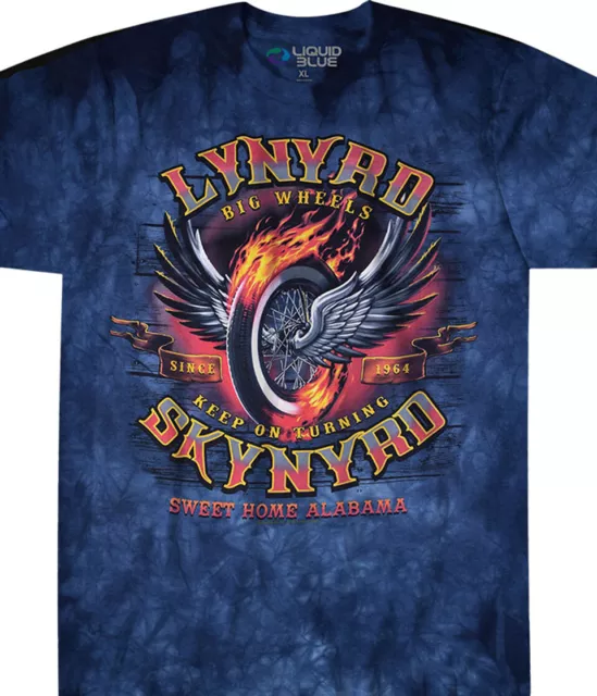 LYNYRD SKYNYRD-BIG WHEELS-SWEET Home Alabama-Tie Dye Shirt M-L-Xl-2X 
