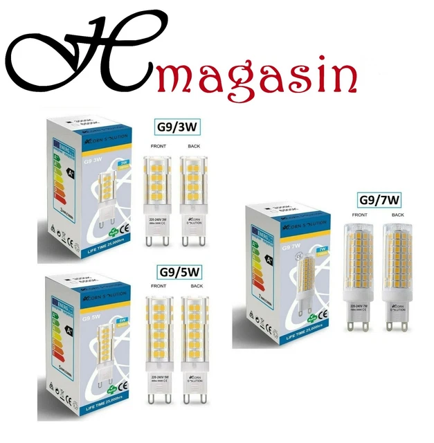 G9 3W-5W-7W LED Capsule Bulb Replace Halogen Light Lamps AC220-240V 1-5-10 Qty