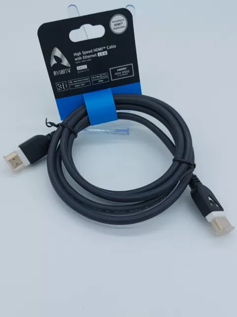 Avinity HQ HDMI Kabel 4K Ultra HD TV  Ethernet Vergoldet Kontakte High Speed KK1