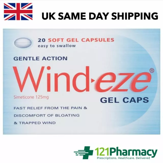 Wind-eze Gel Caps - 20 Capsules