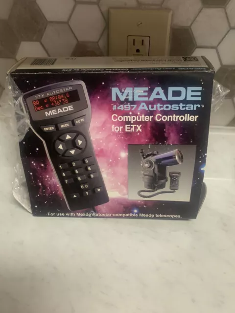Controlador de computadora Meade #497 Autostar solo para piezas ETX