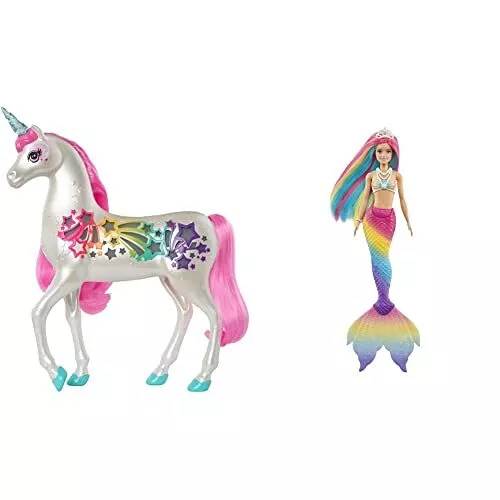 BARBIE UNICORNO PETTINA e Brilla Accessorio per Bambole