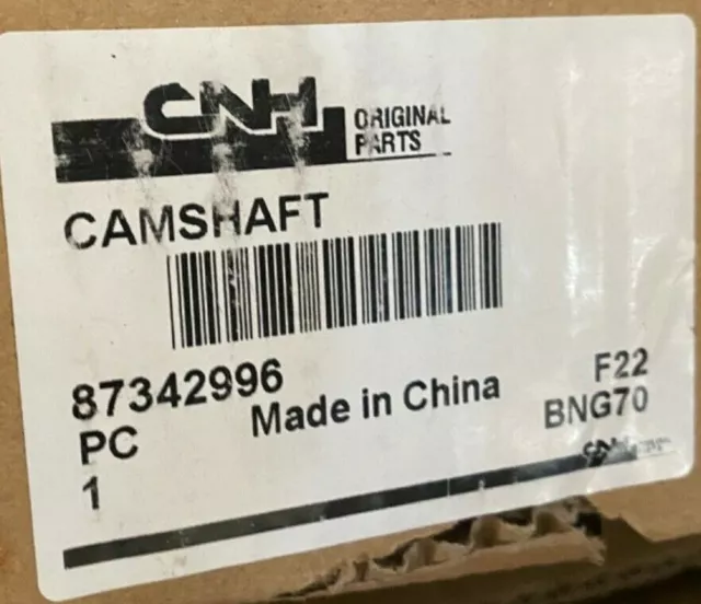 New Cnh New Holland Case Genuine Oem 87342996 Cam Shaft