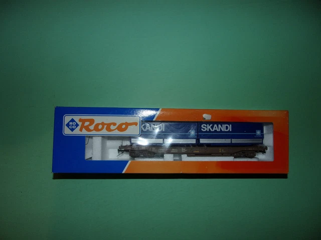 ROCO WAGON KANGOUROU + caisses mobiles DB 46562 NEUF EUR 45,00 - ES