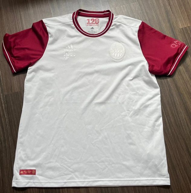 FC Bayern 120 Jahre Trikot Jubiläum Größe XL limitiert Mythos Alphonso Davies