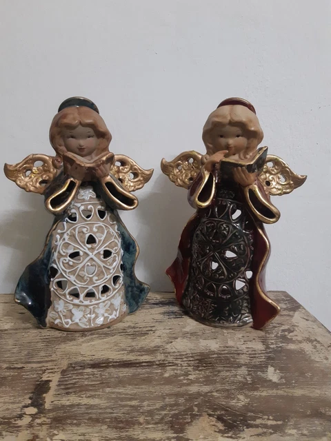 2 putti/angeli che fanno musica - 55 cm - Barocco - Resina - Catawiki