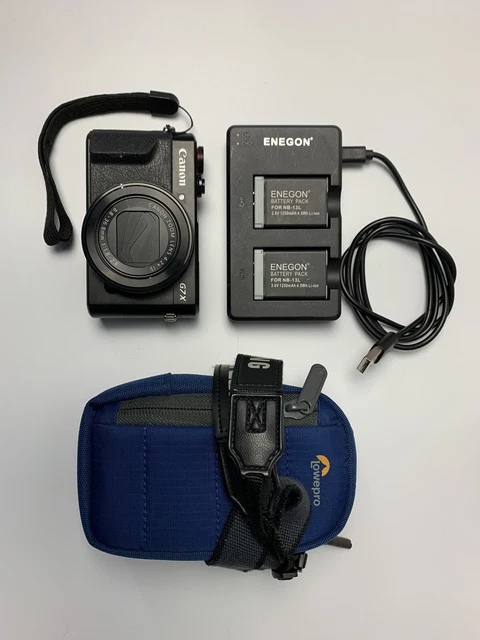 Canon PowerShot G7 X Mark II 20.1 MP Digital Camera - Black