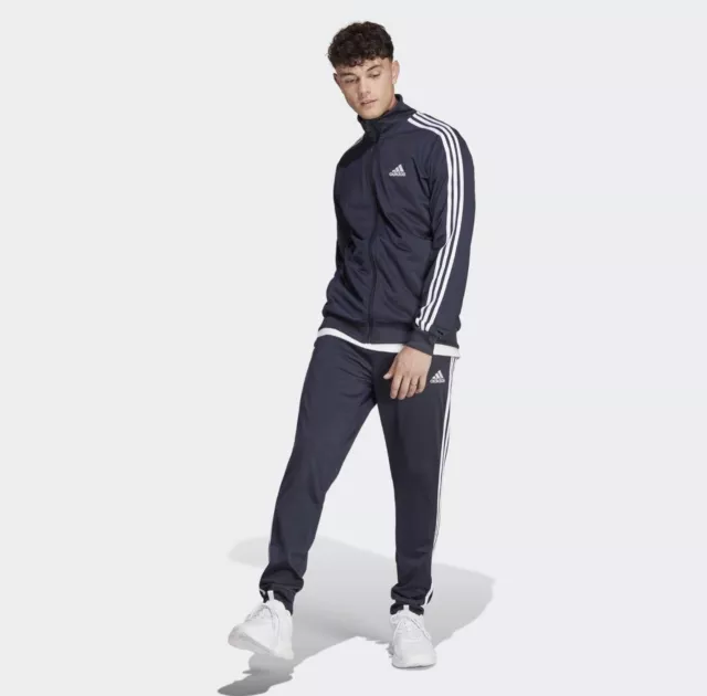 Adidas Men's Basic 3 stripes Tricot Tracksuit  - Medium - New with Tags!