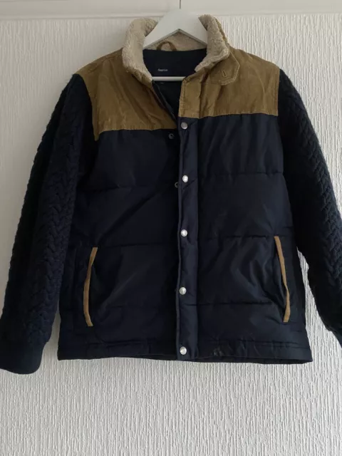 Giacca In Velluto A Velo Marrone Marino Xxl 13-14 Anni Gap Bambini Ragazzi Inverno Smart School Casual