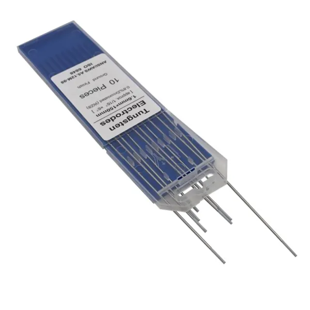 10 pz/1 elettrodo di saldatura punta blu elettrodi zirconiati tungsteno tri-elemento
