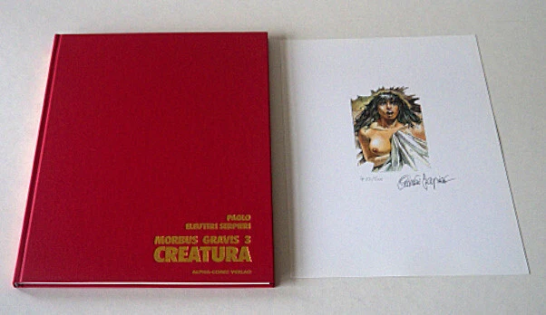 P.E. Serpieri: Morbus Gravis 3 -  Creatura - Vorzugsausgabe + sign. Grafik***neu