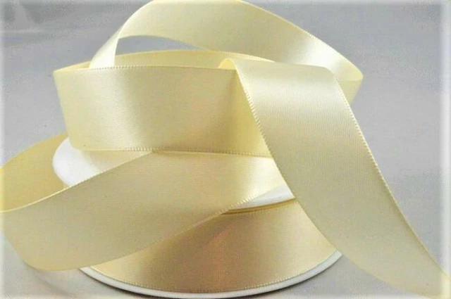 Eichenholz doppelseitiger Satin 15 mm x 25 m cremefarben