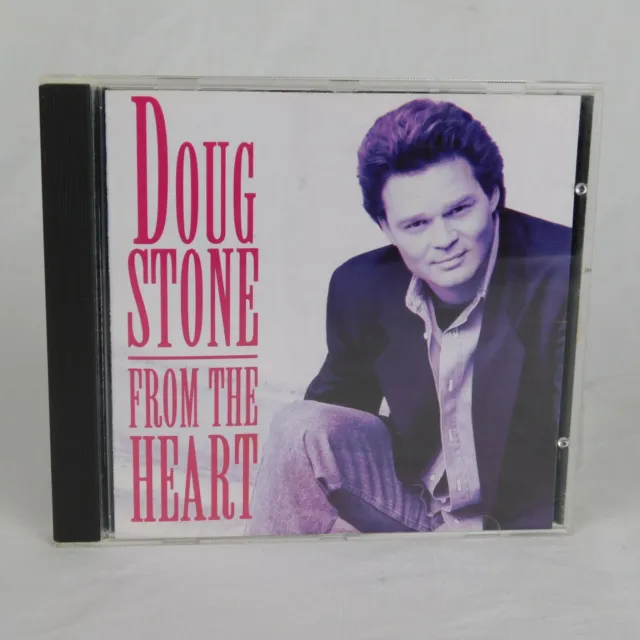 Doug Stone From the Heart CD 1992 Sony Music Warning Labels Too Busy Being Love