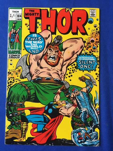The Mighty Thor #184 FN- (5.5) MARVEL ( Vol 1 1971) (5)