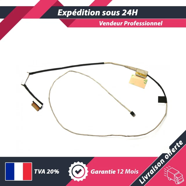 Nappe Vidéo LVDS Pour HP 15-AC130NF / NH / NIA / NK - Compatible écran - Neuf Générique