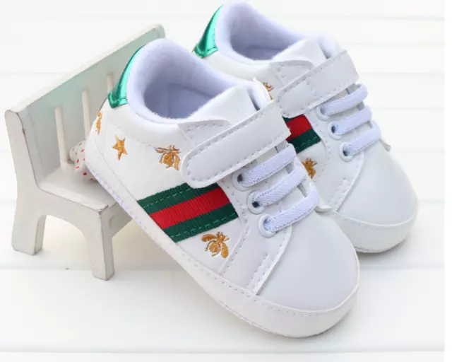 Newborn Baby Boy Girl Pram Shoes Infant Sneakers Toddler PreWalker Trainers 0-18
