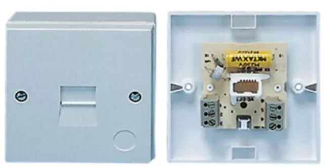 Telephone Socket Bt Master Surface Mount Easy Fit Screw Terminals