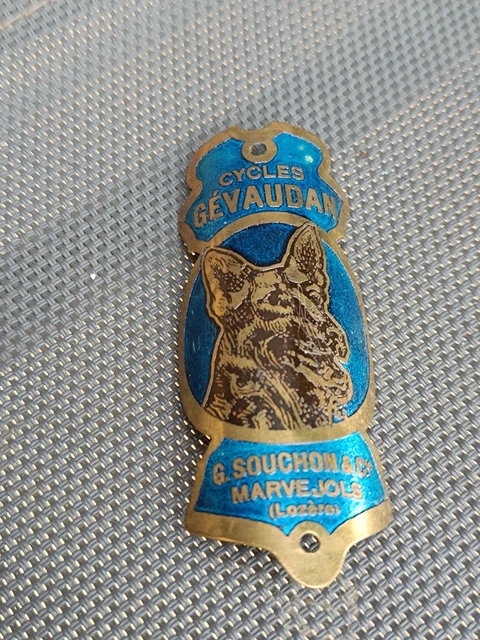 ANCIENNE PLAQUE DE vélo ou de cadre - PARIS - LA FRANCAISE - DIAMANT- EUR 10,00 - FR