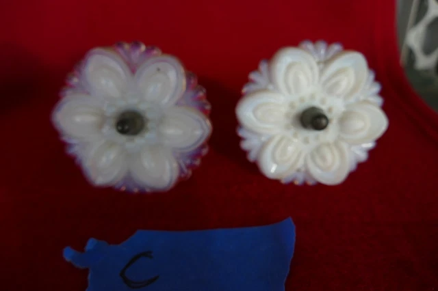 c pr antique white opalescent curtain tieback 3 inch diameter