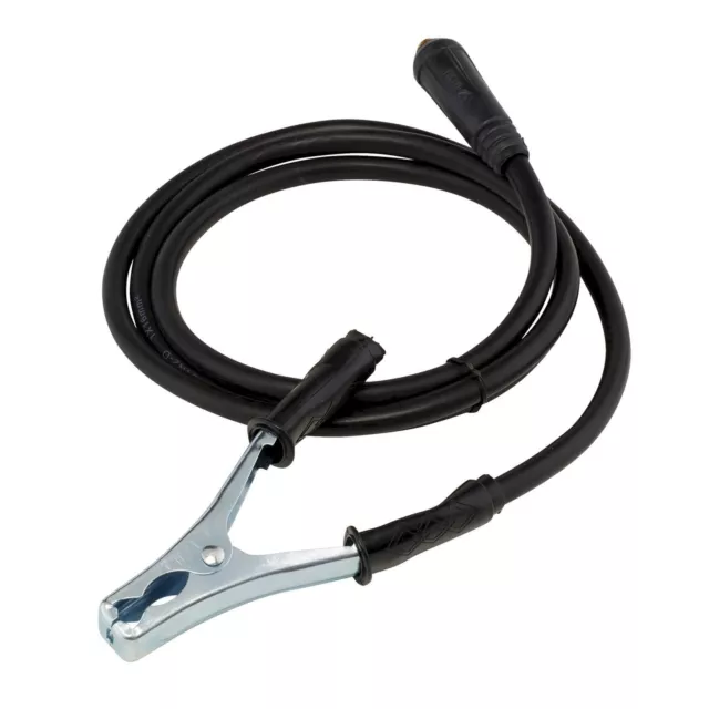 Draper 20930 Mma Soudure Terre Câble Et Pince 10/25 Dinse-Type Prise 1.8m 200A