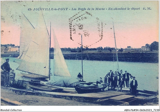 ABNP6-94-0548 - JOINVILLE-LE-PONT - les bords de la marne - en attendant le