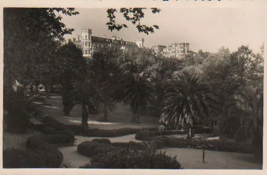 Antigua Postal Bilbao Parque De Tres Naciones Old Postcard Postkarte     Cc00984