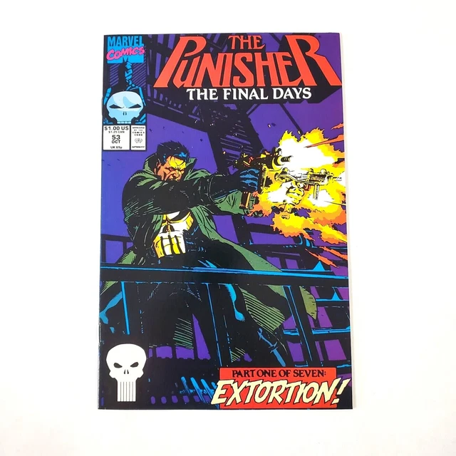 Punisher #53 (1987 Series) Direct Vol. 1 Marvel Comic Book Oct 1991 Haynes